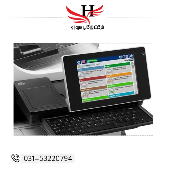 پرینتر قدرتمند چندکاره اچ پی HP M880z رنگی A3 | HP Color LaserJet Enterprise Flow MFP M880z لیزری صنعتی استوک آمریکا مناسب چاپ، اسکن و کپی سازمانی پرحجم